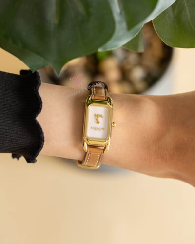 ساعة نسائية ماركة كوتش Cadie Brown Leather