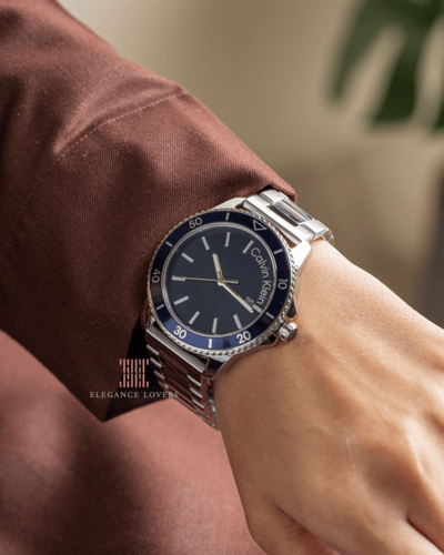 ساعة رجالية ماركة كالفين كلاين - Dual Blue Dial