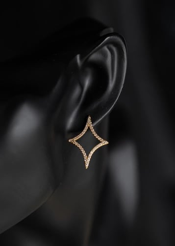 حلق لوي فيتون ديزاين مطلي ذهب ماركة Elegance Lover...