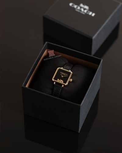 ساعة نسائية ماركة كوتش - Cass Black