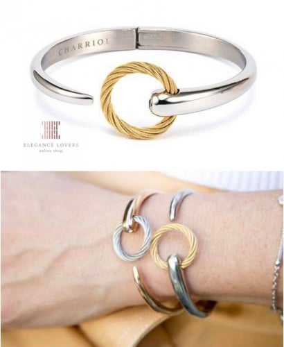 إسوارة نسائية ماركة شاريول - ZEN Silver/Gold