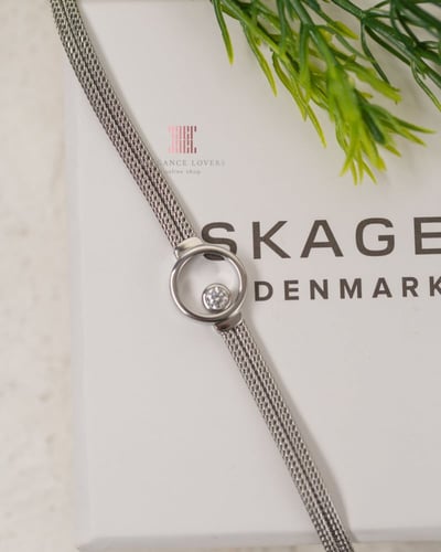 إسوارة كريستال ماركة سكيجان - Silver Dial Crystal