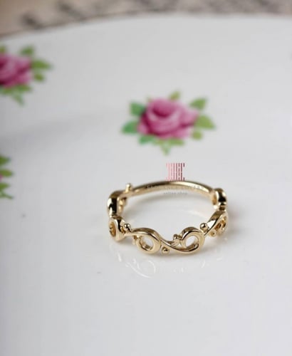 خاتم ذهب قيراط 14 ماركة جابرييل