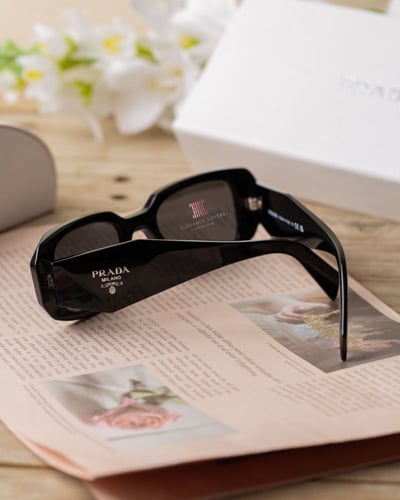 نظارة شمسية نسائية ماركة برادا PR17WS- Black