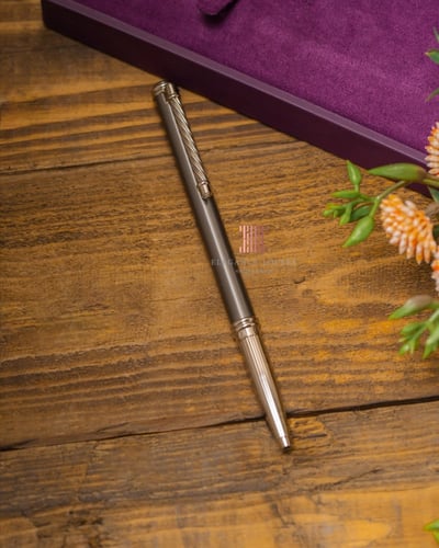 قلم ماركة شاريول رمادي CELTIC PEN STEEL/HALF GREY