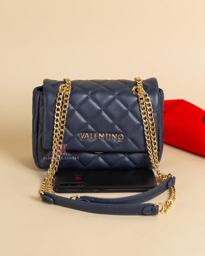 شنطة كروس ماركة فلنتينو - Mini Navy Blue