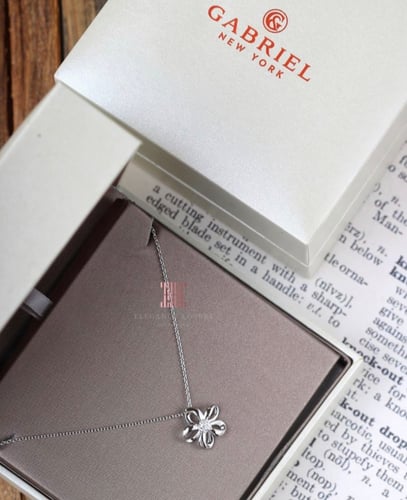 سلسال فضة كريستال ماركة جابرييل