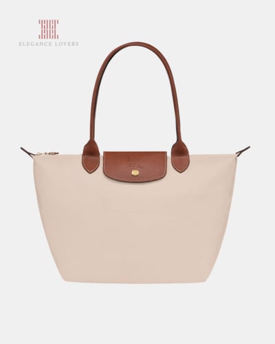 شنطة كتف ماركة لونق شامب (M) - بيج