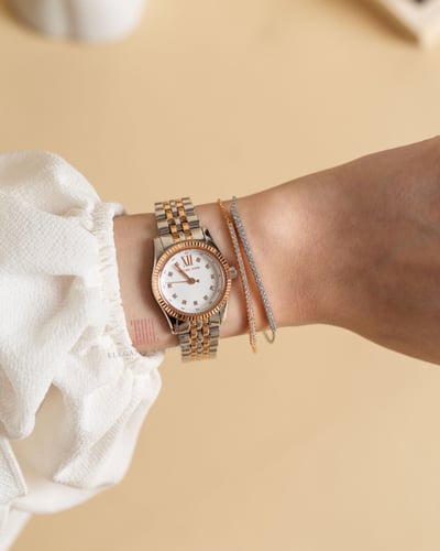 طقم ساعة + أساور نسائية ماركة مايكل كورس MK4817SET