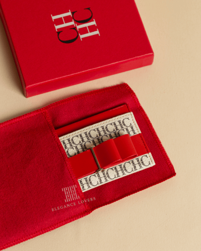 محفظة بطاقات ماركة كارولينا هيريرا White/Red Fionk...