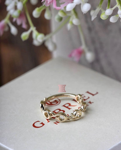 خاتم ذهب قيراط 14 ماركة جابرييل