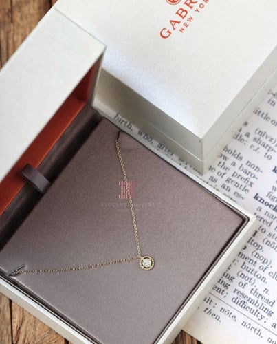 سلسال ألماس و ذهب قيراط 14 ماركة جابرييل