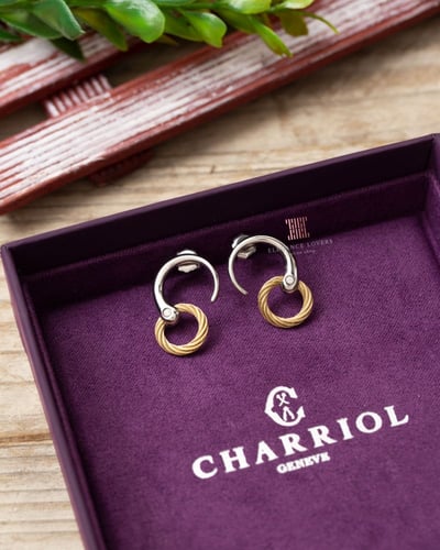 حلق مطلي ذهب ماركة شاريول - ZEN Round