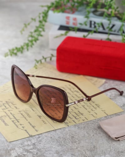 نظارة شمسية نسائية ماركة كارولينا هيريرا - Burgund...