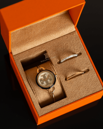 ساعة نسائية ماركة توري بورش TBW6015SET