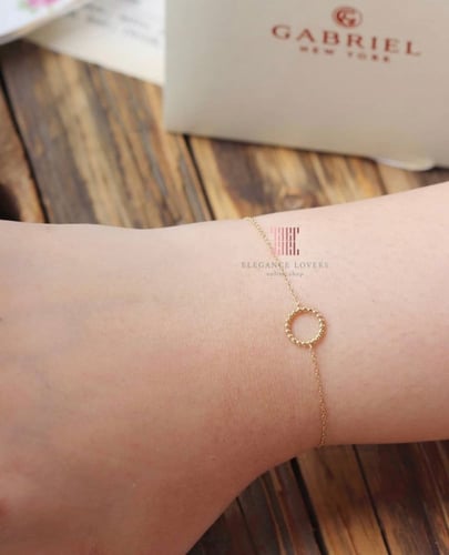 إسوارة ذهب قيراط 14 ماركة جابرييل