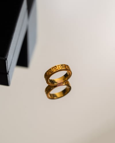 خاتم مطلي ذهب ماركة فرزاتشي