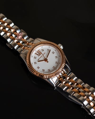 طقم ساعة + أساور نسائية ماركة مايكل كورس MK4817SET