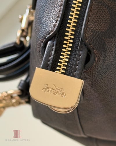 شنطة كتف ماركة كوتش Georgia Satchel Bag in Signatu...