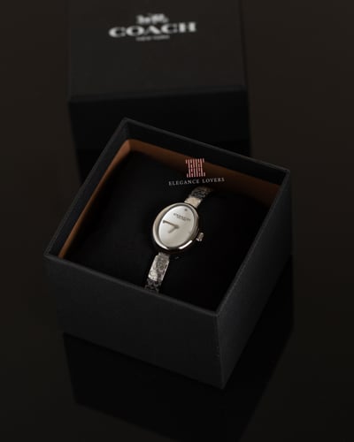 ساعة نسائية ماركة كوتش Sammy Slim Silver/White