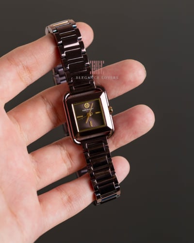 ساعة نسائية ماركة توري بورش The Kira Square Purple...