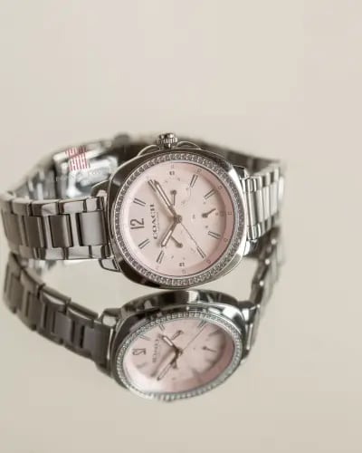 Women's watch, brand Coach, Kitt Chronograph Silver