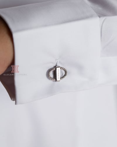 كبك ماركة شاريول ST Tropez Steel Cufflinks