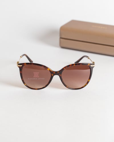 نظارة شمسية نسائية ماركة بولغاري - Brown Crystals