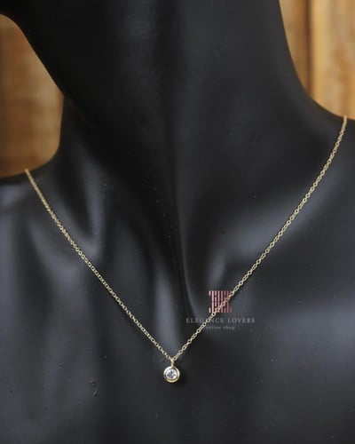 سلسال ألماس وذهب قيراط 14 ماركة جابرييل