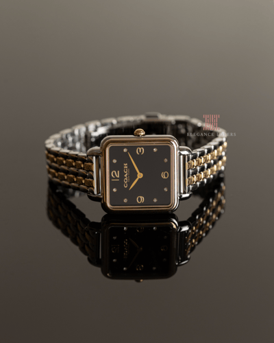 ساعة نسائية ماركة كوتش Champagne Two Tones