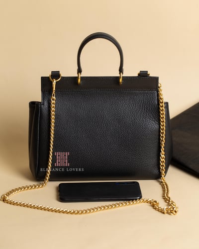 شنطة كتف/كروس ماركة روبرتو كافالي - Black Top Hand...