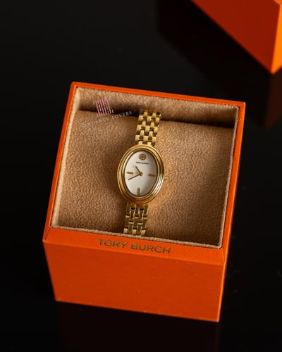 ساعة نسائية ماركة توري بورش Oval Gold - TBW6032