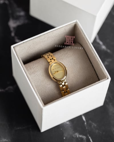 ساعة نسائية ماركة مايكل كورس MK4955 Oval Gold
