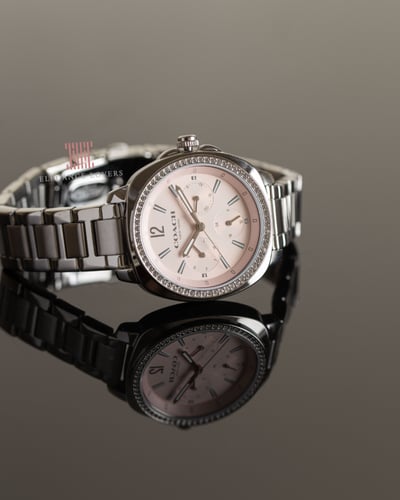 ساعة نسائية ماركة كوتش Kitt Chronograph Silver