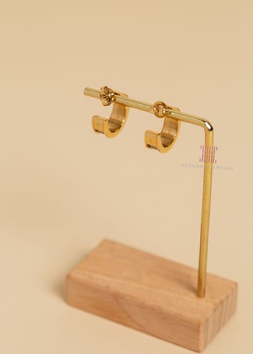 حلق مطلي ذهب ماركة شاريول Forever Earrings