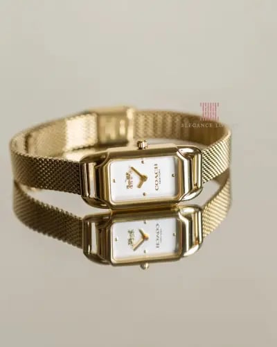 Women's watch, Coach brand, Cadie Gold