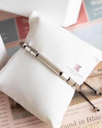إسوارة رجالية ماركة كالفين كلاين Silver Classic