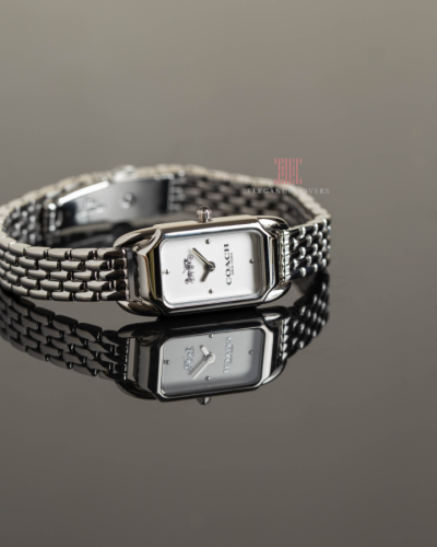 ساعة نسائية ماركة كوتش - Cadie Silver/White Dial