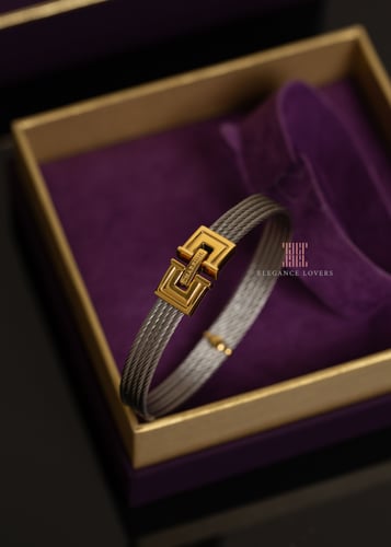 إسوارة مطلية ذهب ماركة شاريول BIARRITZ BANGLE