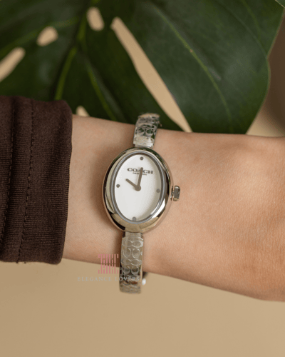 ساعة نسائية ماركة كوتش Sammy Slim Silver/White