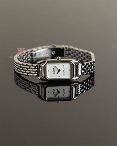 ساعة نسائية ماركة كوتش - Cadie Silver/White Dial