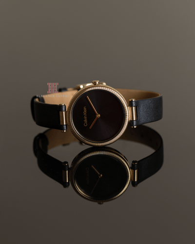 ساعة نسائية ماركة كالفين كلاين GLEAM BLACK