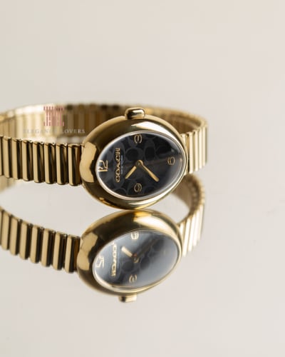 ساعة نسائية ماركة كوتش Sammy Oval Gold Bracelet