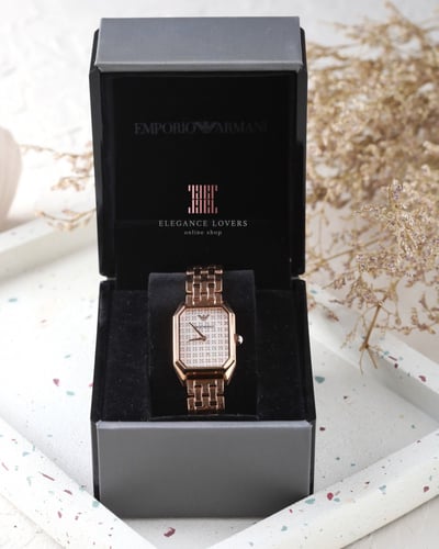 ساعة نسائية كريستال ماركة امبريو ارماني AR11389