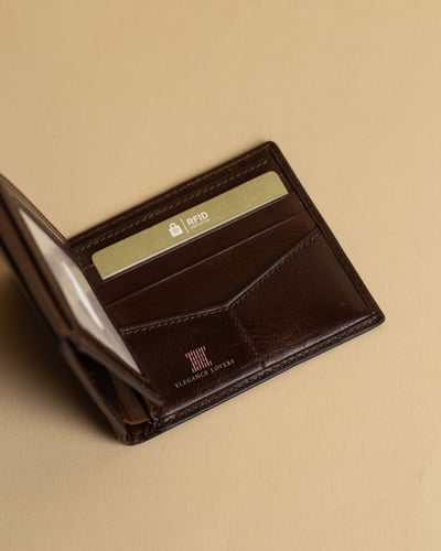 محفظة رجالية ماركة فوسيل - Full Brown Leather