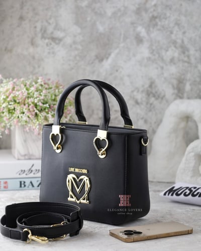 شنطة كتف/كروس ماركة لوف موسكينو - أسود