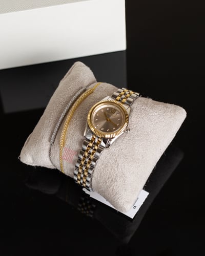 طقم نسائي ساعة + أساور ماركة مايكل كورس MK4815SET