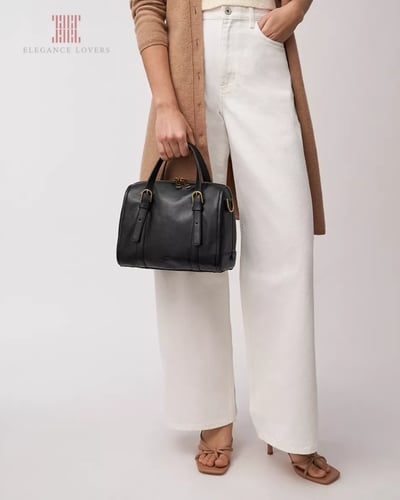 شنطة كتف ماركة فوسيل - Black Satchel