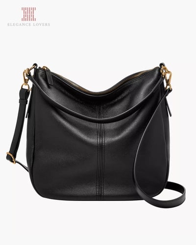 شنطة كتف ماركة فوسيل - Black Shoulder Bag