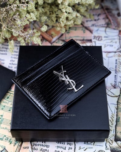 محفظة بطاقات ماركة سان لوران